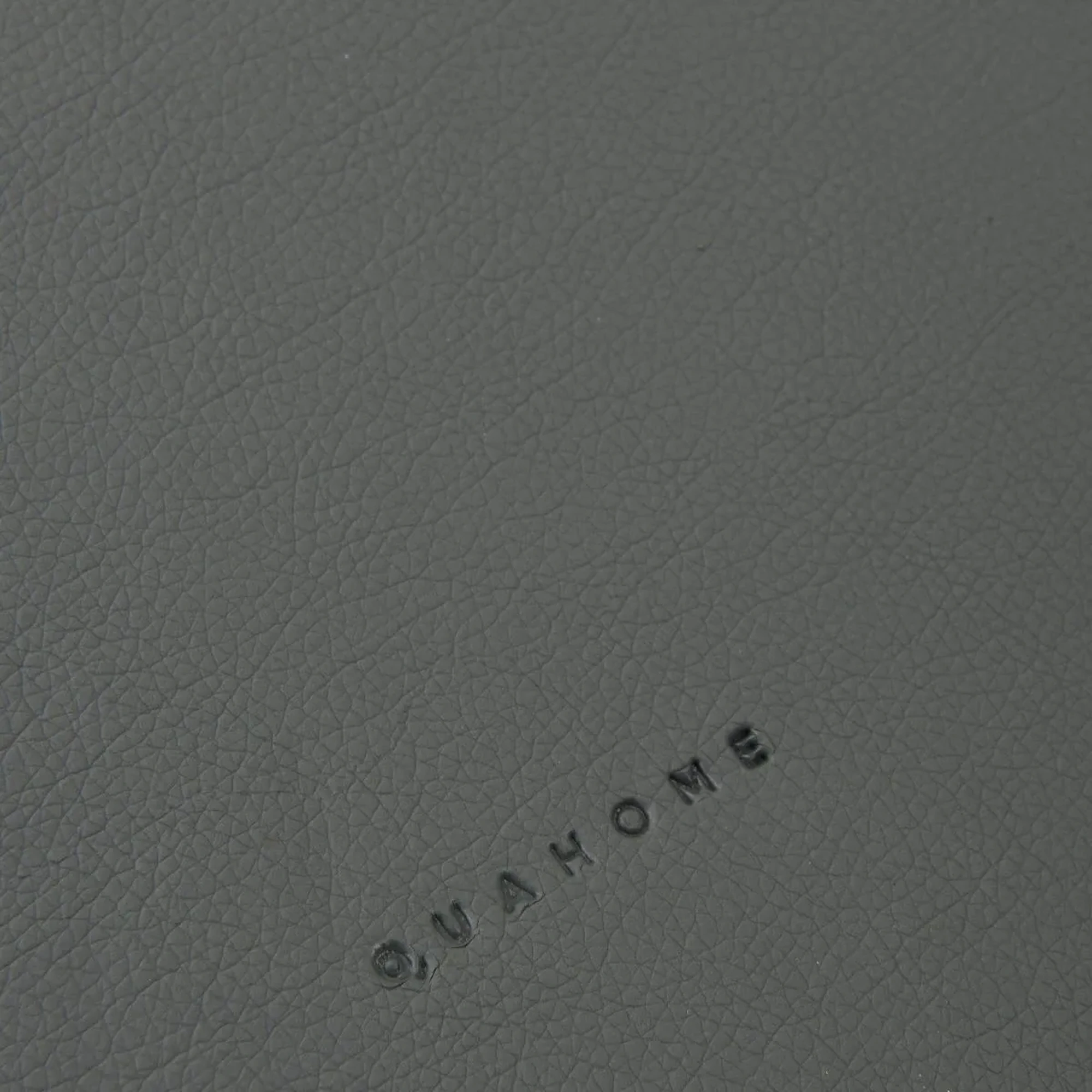 Qua Home Rita Dekoratif Deri Tepsi Antrasit 22x22x2,5 cm