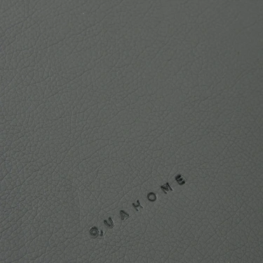  Qua Home Rita Dekoratif Deri Tepsi Antrasit 22x22x2,5 cm