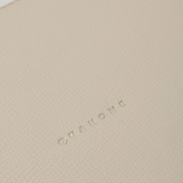  Qua Home Marta Dekoratif Deri Tepsi Krem 35x19x3 cm