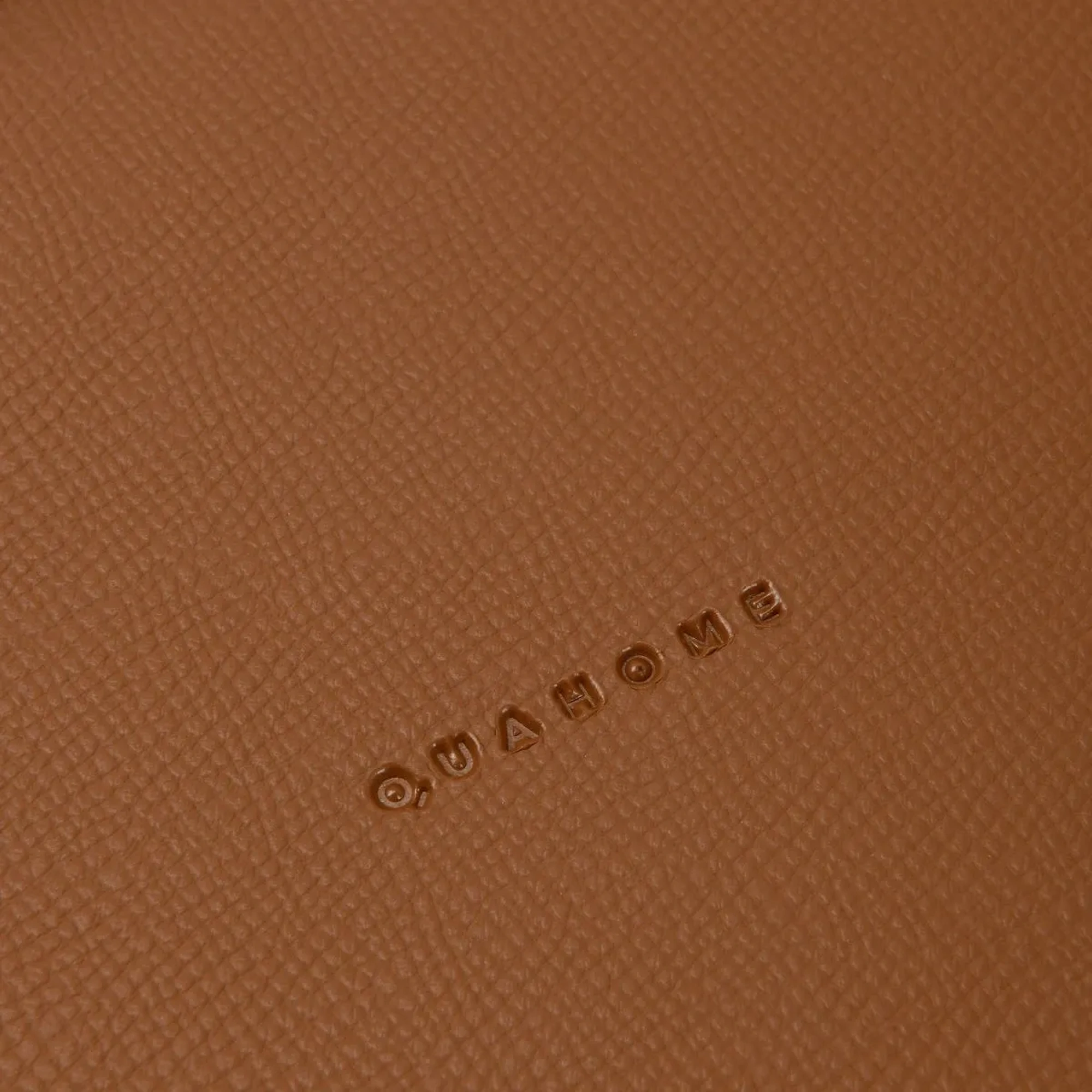 Qua Home Marta Dekoratif Deri Tepsi Açık Kahverengi 35x19x3 cm