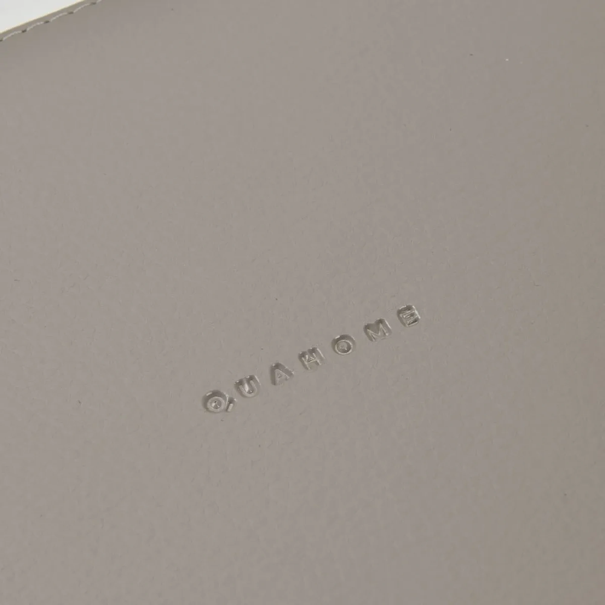 Qua Home Marta Dekoratif Deri Tepsi Vizon 35x19x3 cm