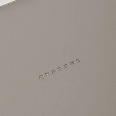  Qua Home Marta Dekoratif Deri Tepsi Vizon 35x19x3 cm