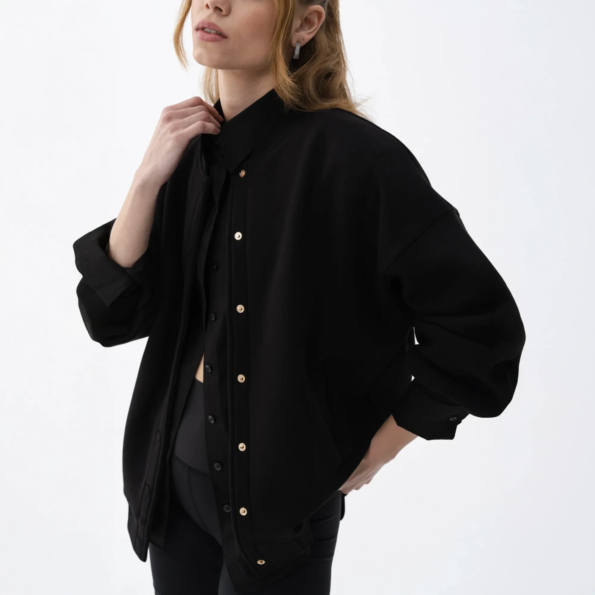 Qua Home Paula Kadın Bomber Ceket Siyah