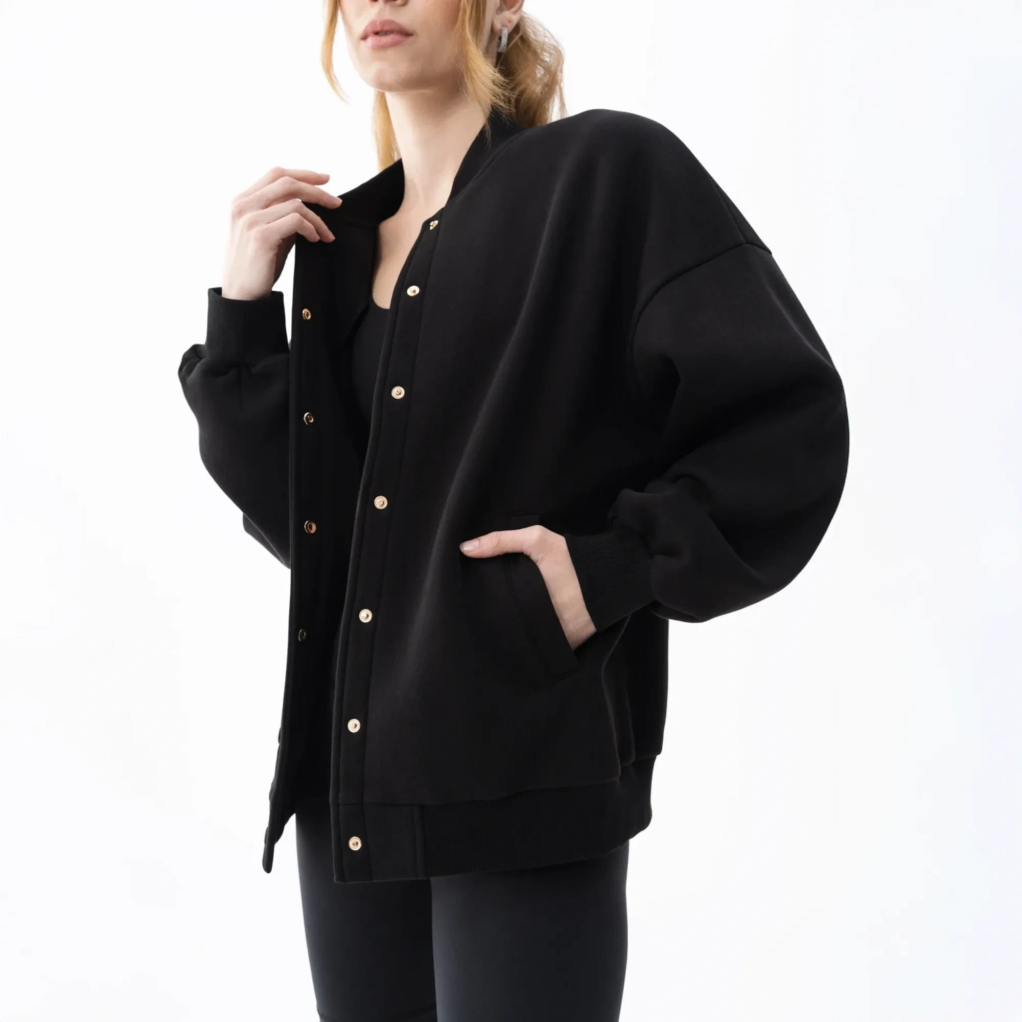 Qua Home Paula Kadın Bomber Ceket Siyah