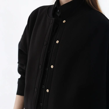  Qua Home Paula Kadın Bomber Ceket Siyah