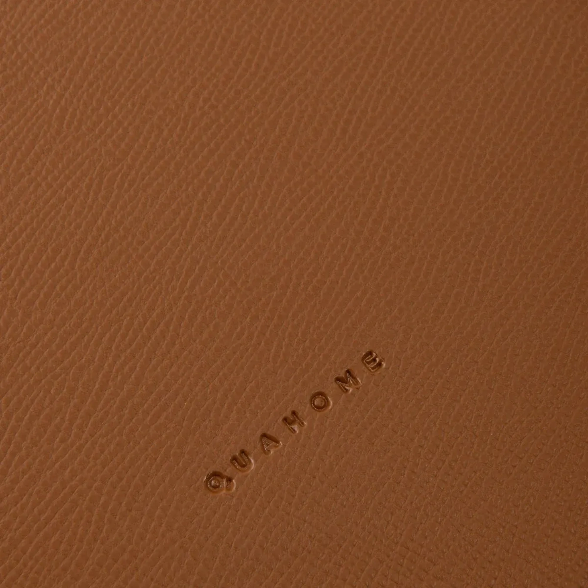 Qua Home Rita Dekoratif Deri Tepsi Açık Kahverengi 22x22x2,5 cm