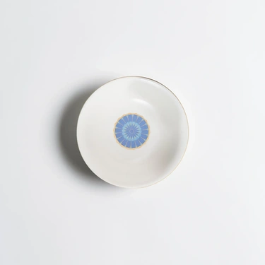  Qua Home Giselle Mavi Gold Servis Kasesi 11 cm