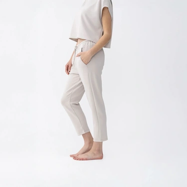  Qua Home Nua Kadın Modal Chino Pantolon Taş
