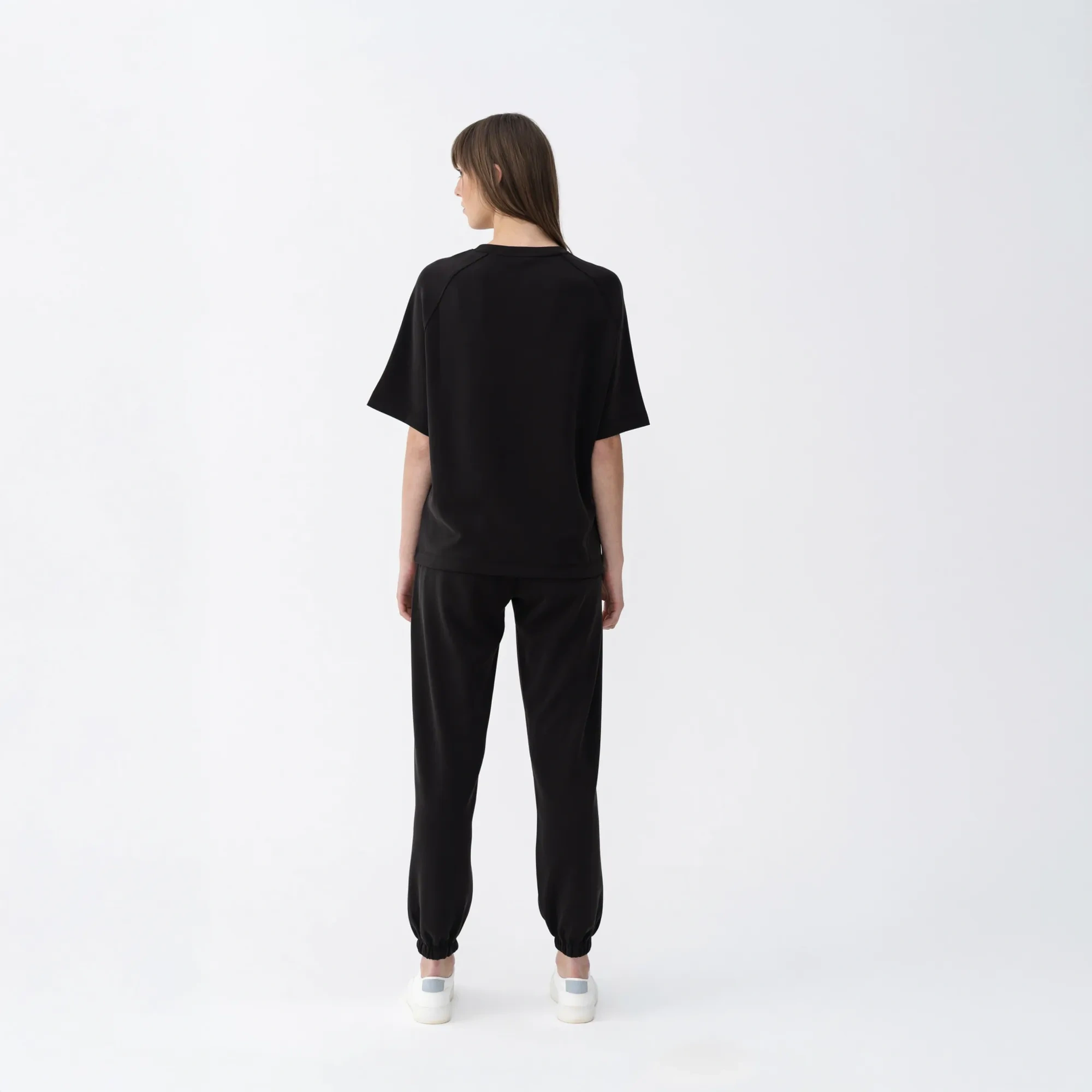 Qua Home Ivy Kadın Modal Jogger Pantolon Siyah