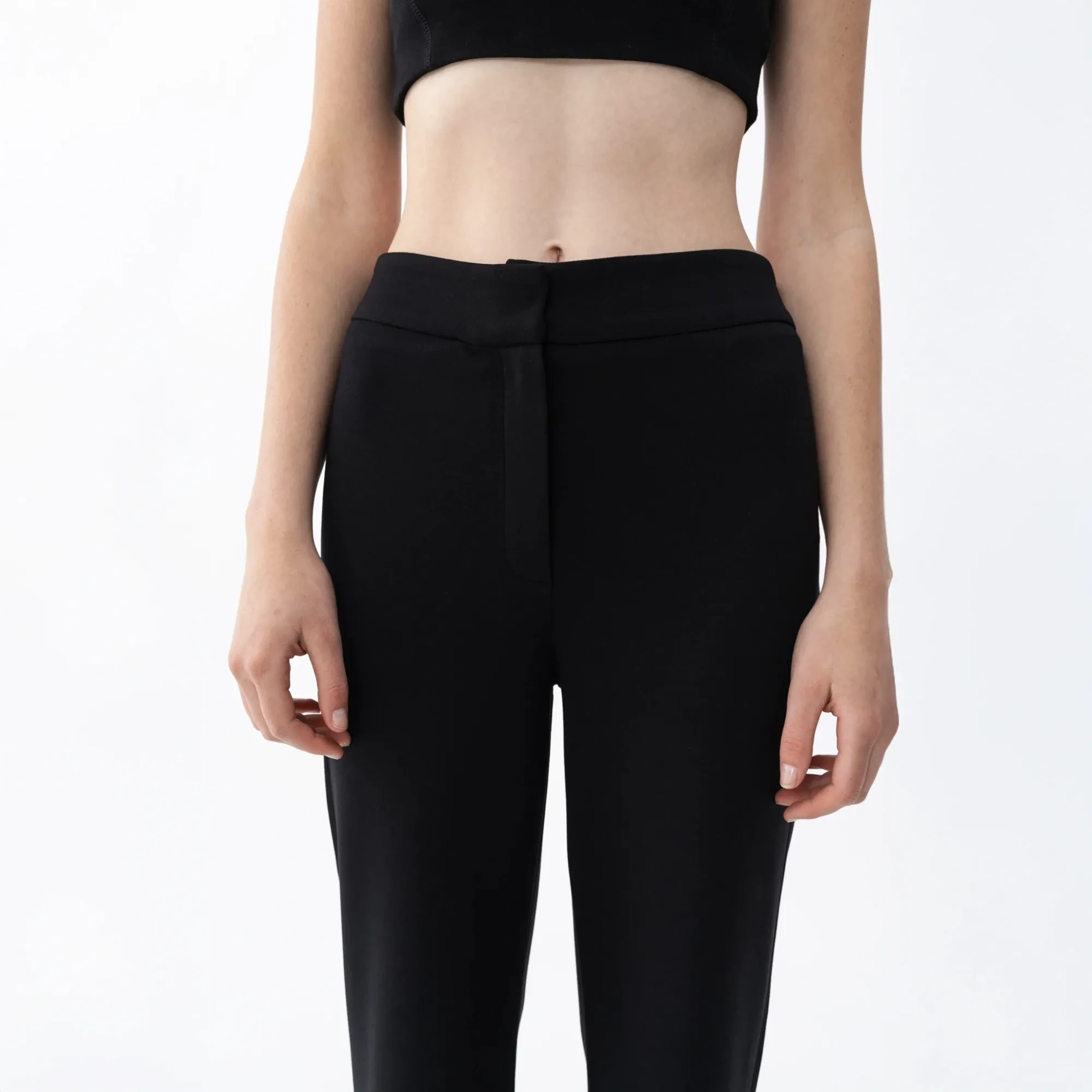 Qua Home Luisa Kadın Flare Pantolon Siyah