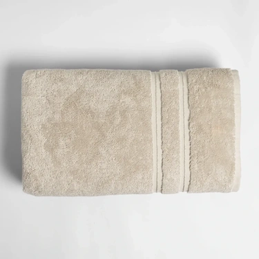  Qua Home Dandelion Pima Pamuk Banyo Havlusu Bej 90x150 cm