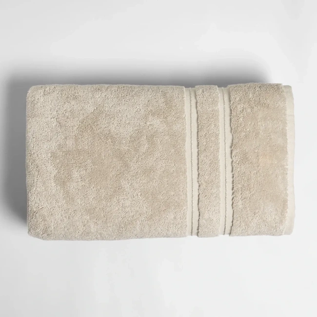  Qua Home Dandelion Pima Pamuk Banyo Havlusu Bej 90x150 cm