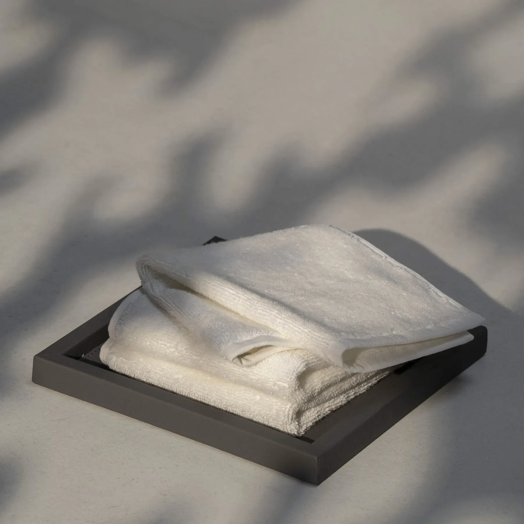  Qua Home Fuji Pima Pamuk El Havlusu Beyaz 30x30 cm