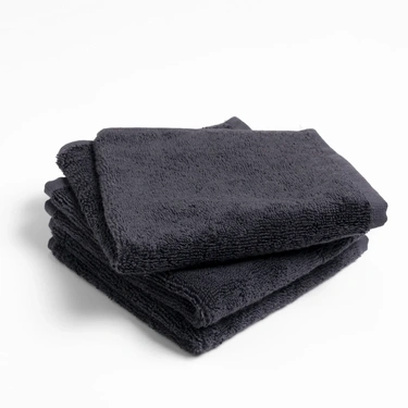  Qua Home Fuji Pima Pamuk El Havlusu Antrasit 30x30 cm