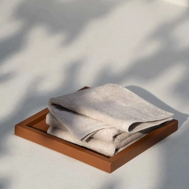  Qua Home Fuji Pima Pamuk El Havlusu Bej 30x30 cm