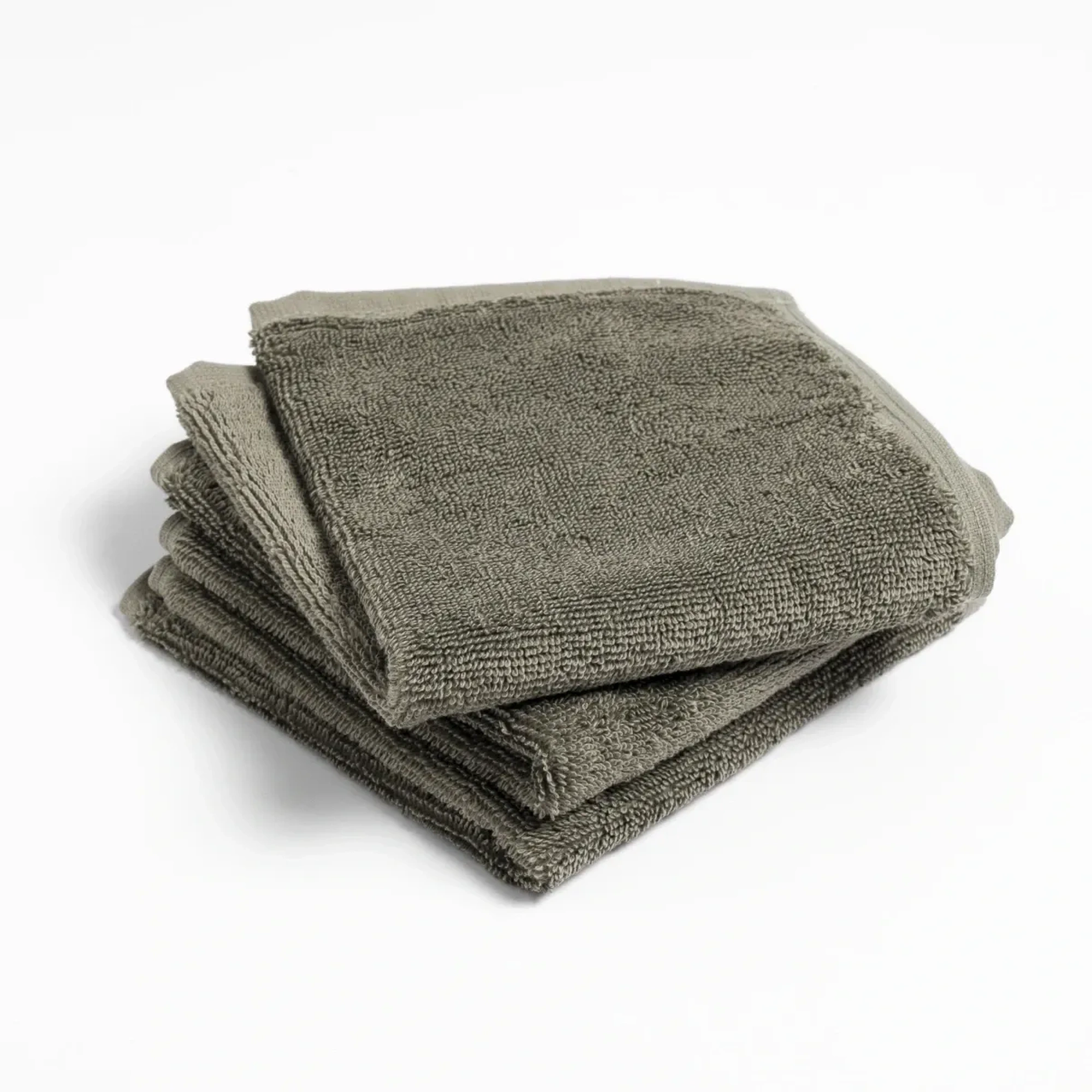 Qua Home Fuji Pima Pamuk El Havlusu Haki 30x30 cm