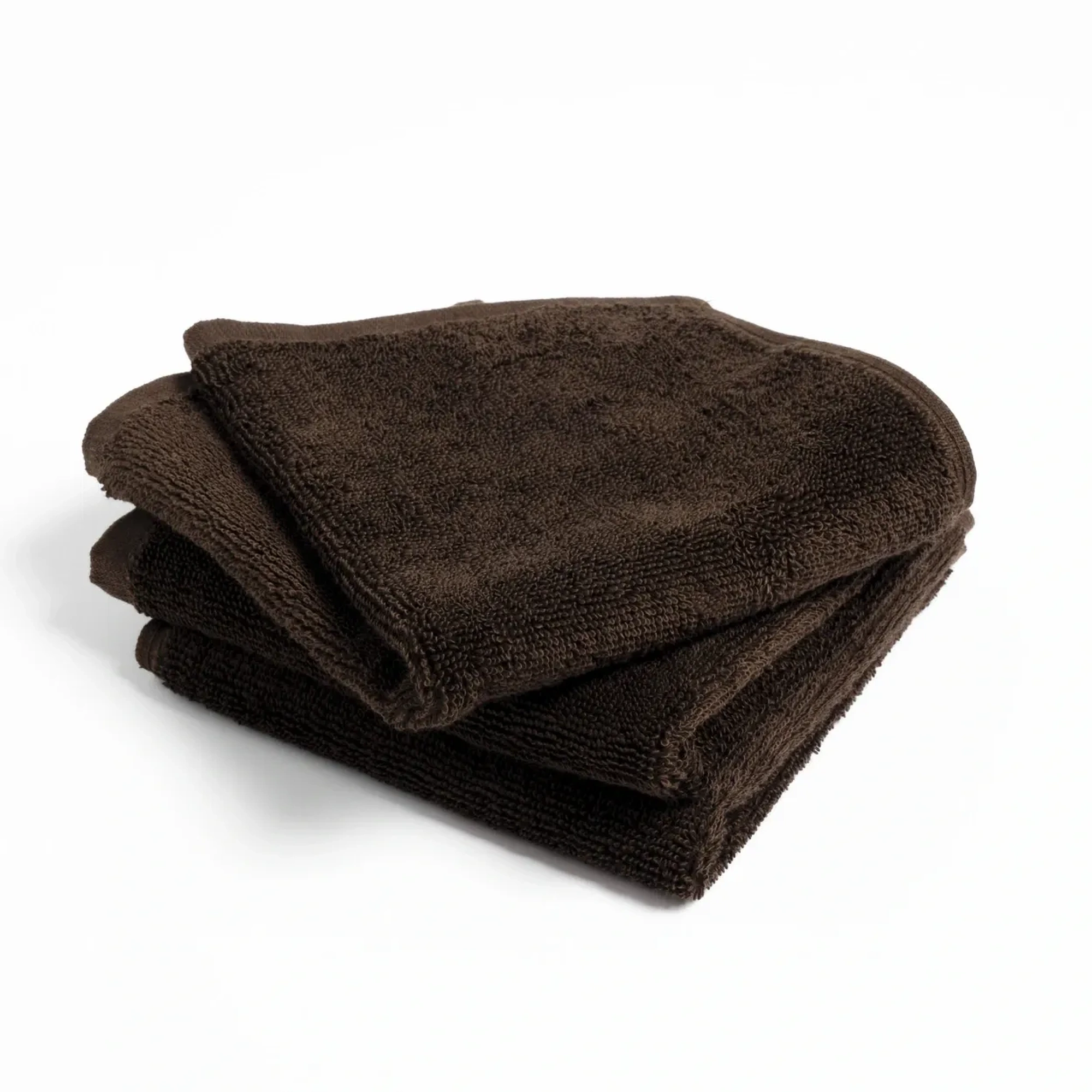 Qua Home Fuji Pima Pamuk El Havlusu Kahverengi 30x30 cm