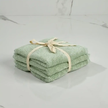  Qua Home Fuji Pima Pamuk El Havlusu Mint 30x30 cm