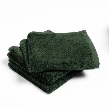  Qua Home Fuji Pima Pamuk El Havlusu Yeşil 30x30 cm