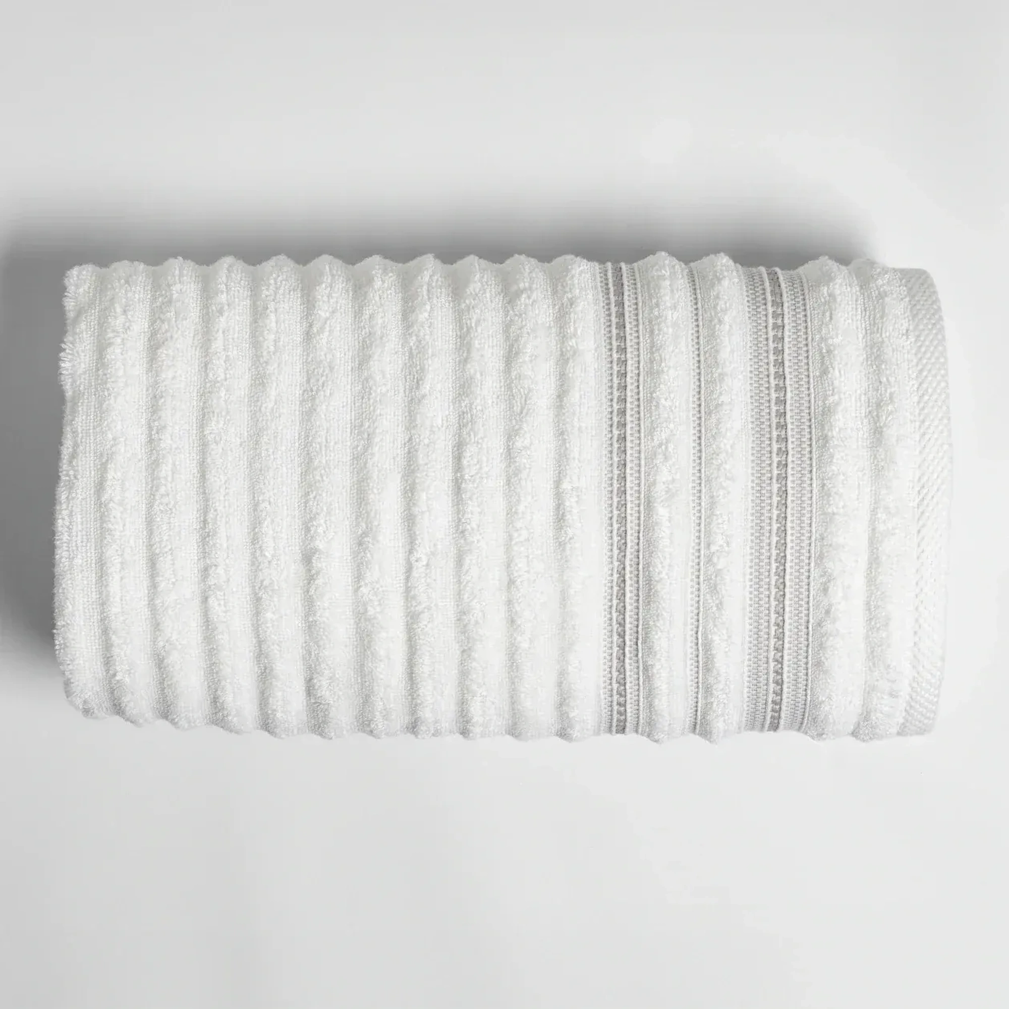 Qua Home Aster Pima Pamuk Banyo Havlusu Beyaz 90x150 cm