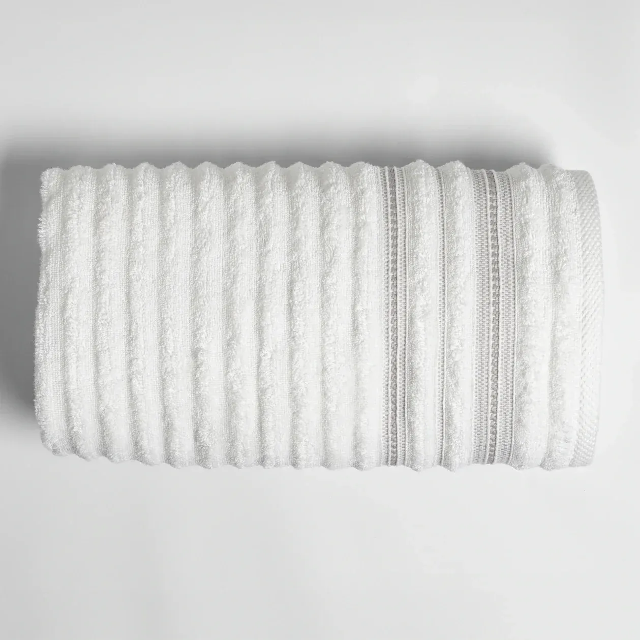  Qua Home Aster Pima Pamuk Banyo Havlusu Beyaz 90x150 cm