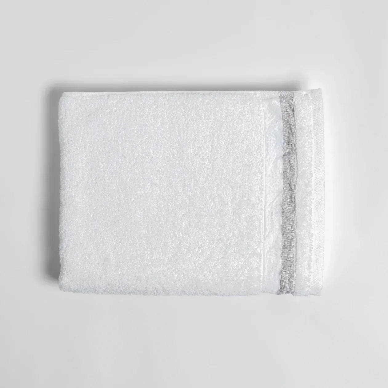  Qua Home Chamelion Pima Pamuk Banyo Havlusu Beyaz 90x150 cm