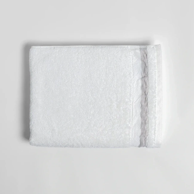  Qua Home Chamelion Pima Pamuk Banyo Havlusu Beyaz 90x150 cm