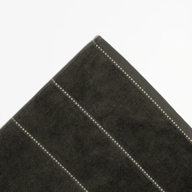  Qua Home Copper Penye Pamuk Banyo Havlusu Antrasit 90x150 cm