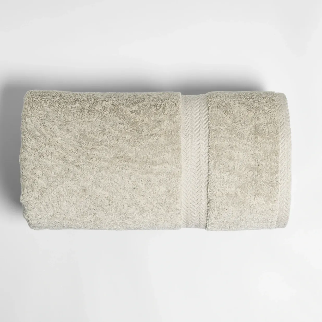 Qua Home Laure Penye Pamuk Banyo Havlusu Ekru 90x150 cm