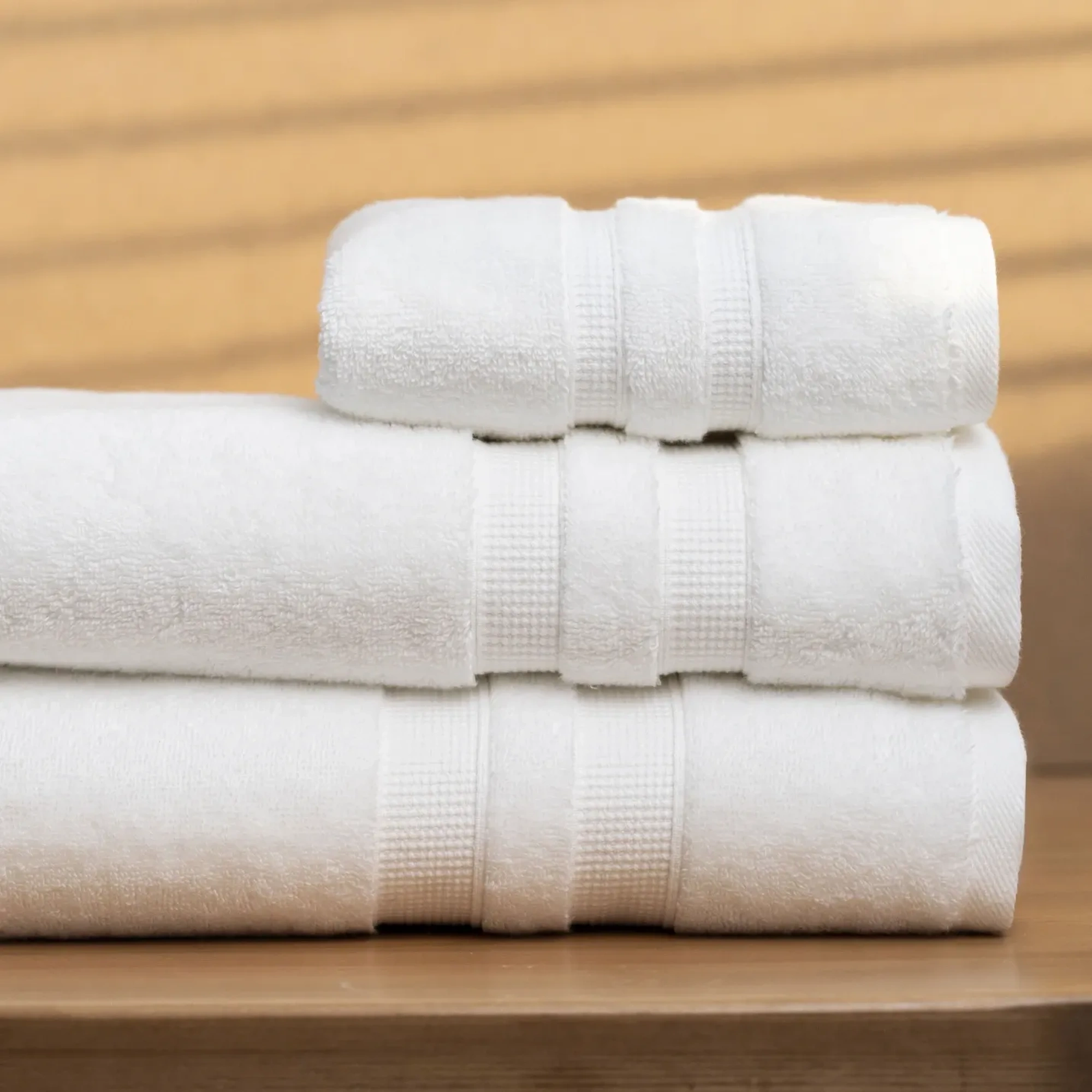 Qua Home Narciso Penye Pamuk Banyo Havlusu Beyaz 90x150 cm