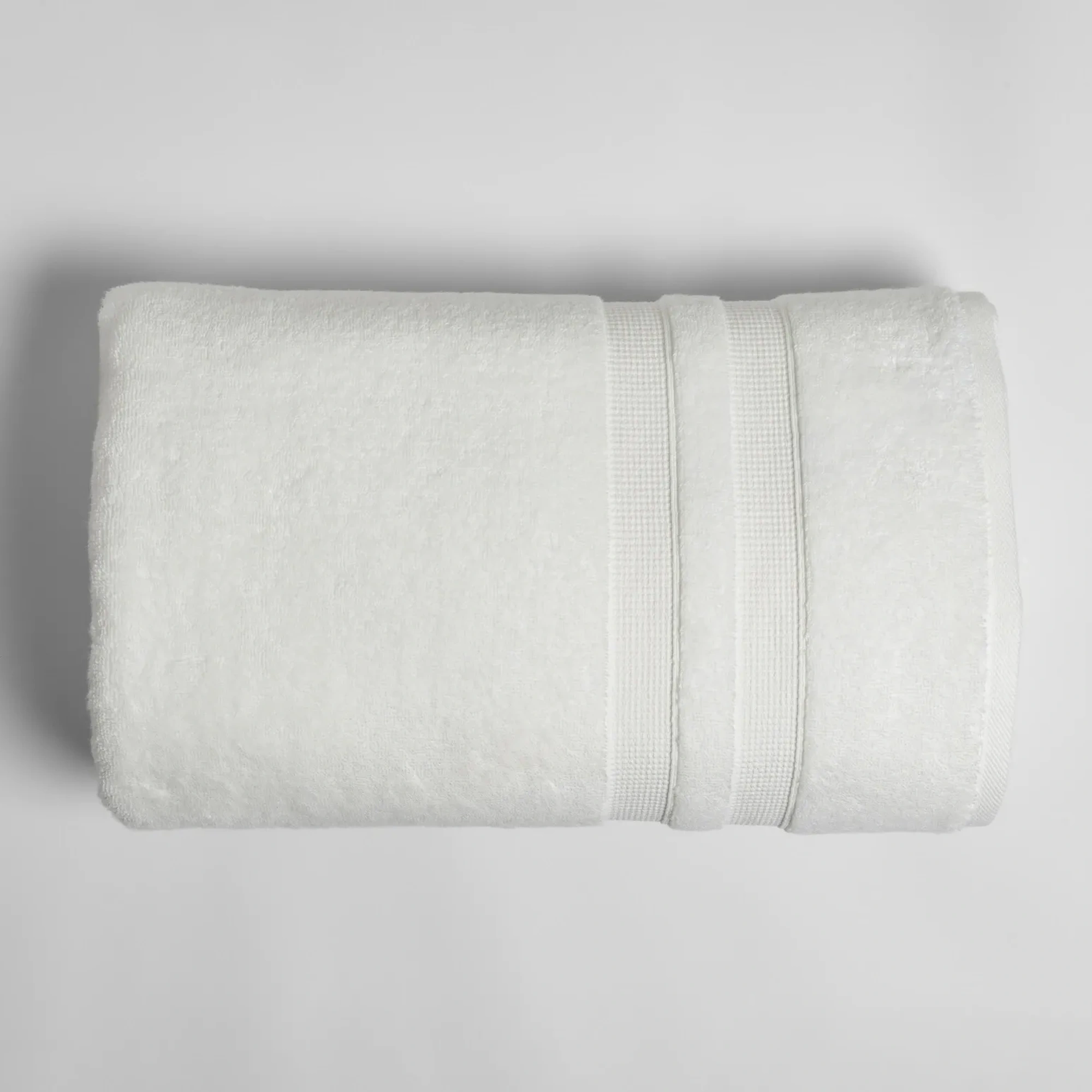 Qua Home Narciso Penye Pamuk Banyo Havlusu Beyaz 90x150 cm