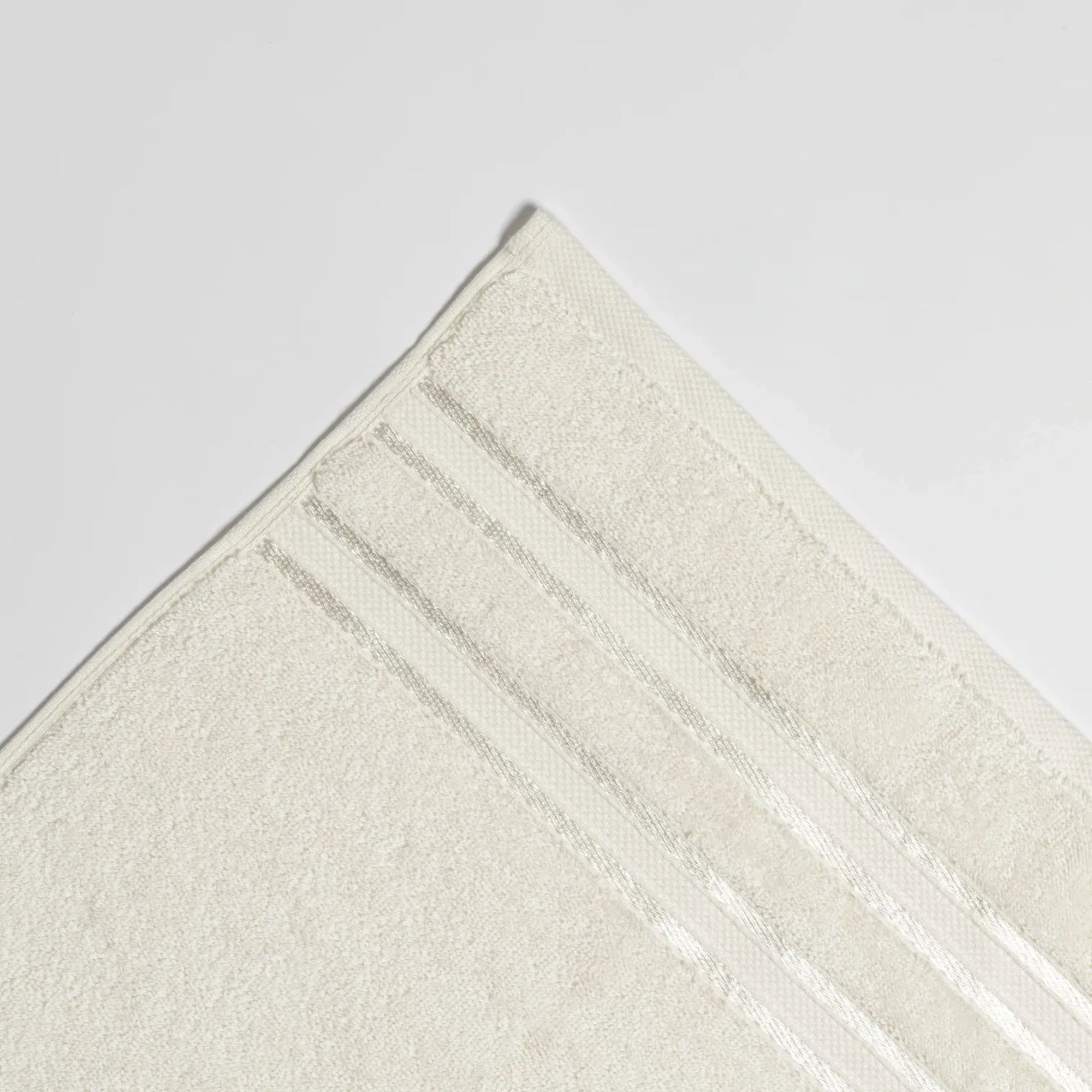 Qua Home Olite Penye Pamuk Banyo Havlusu Ekru 90x150 cm