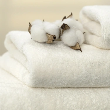  Qua Home Olite Penye Pamuk Banyo Havlusu Ekru 90x150 cm