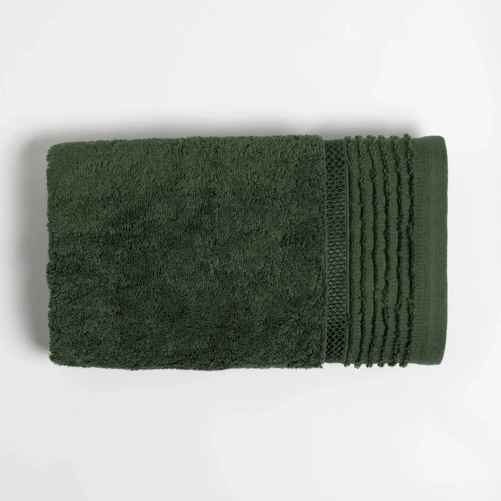 Qua Home Vinca Pima Pamuk Banyo Havlusu Yeşil 90x150 cm