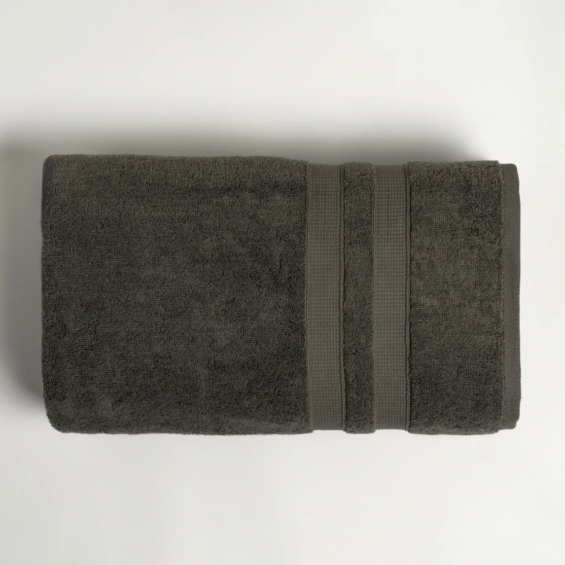  Qua Home Narciso Penye Pamuk Banyo Havlusu Antrasit 90x150 cm