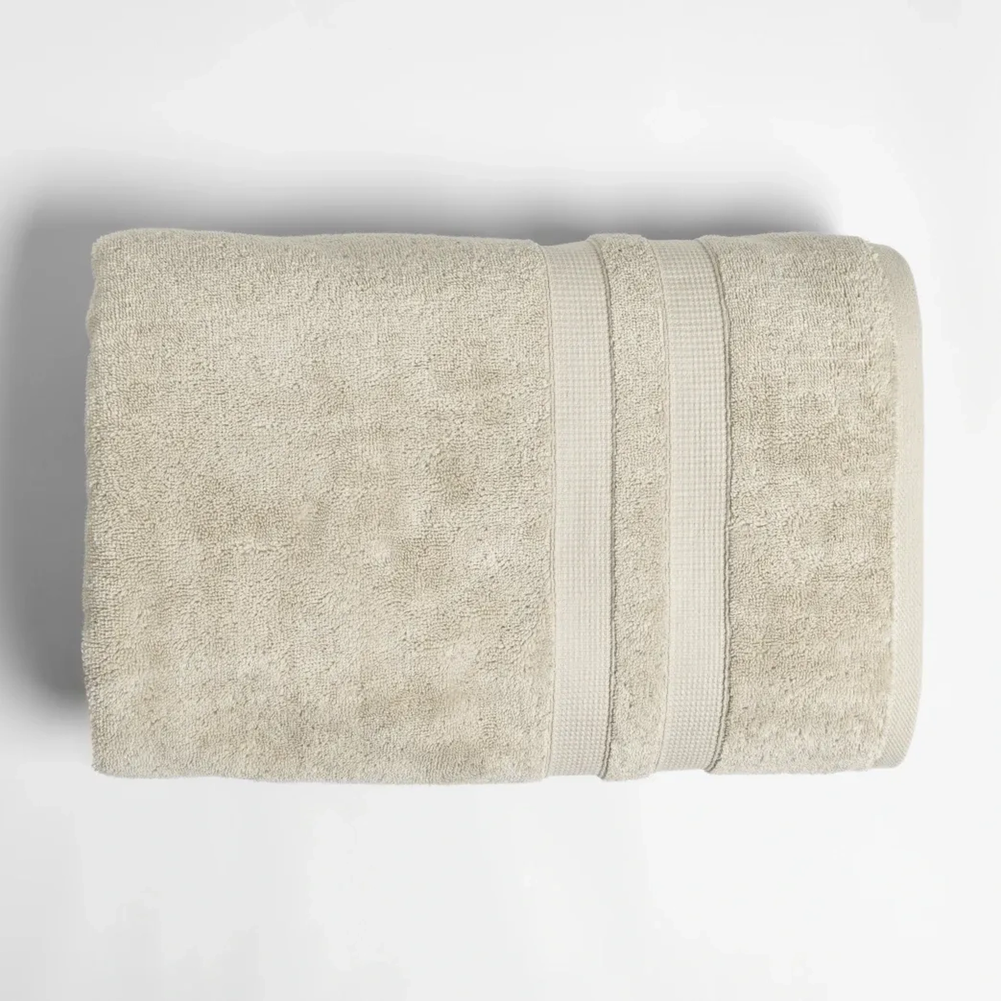 Qua Home Narciso Penye Pamuk Banyo Havlusu Ekru 90x150 cm