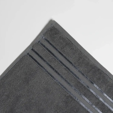  Qua Home Olite Penye Pamuk Banyo Havlusu Gri 90x150 cm