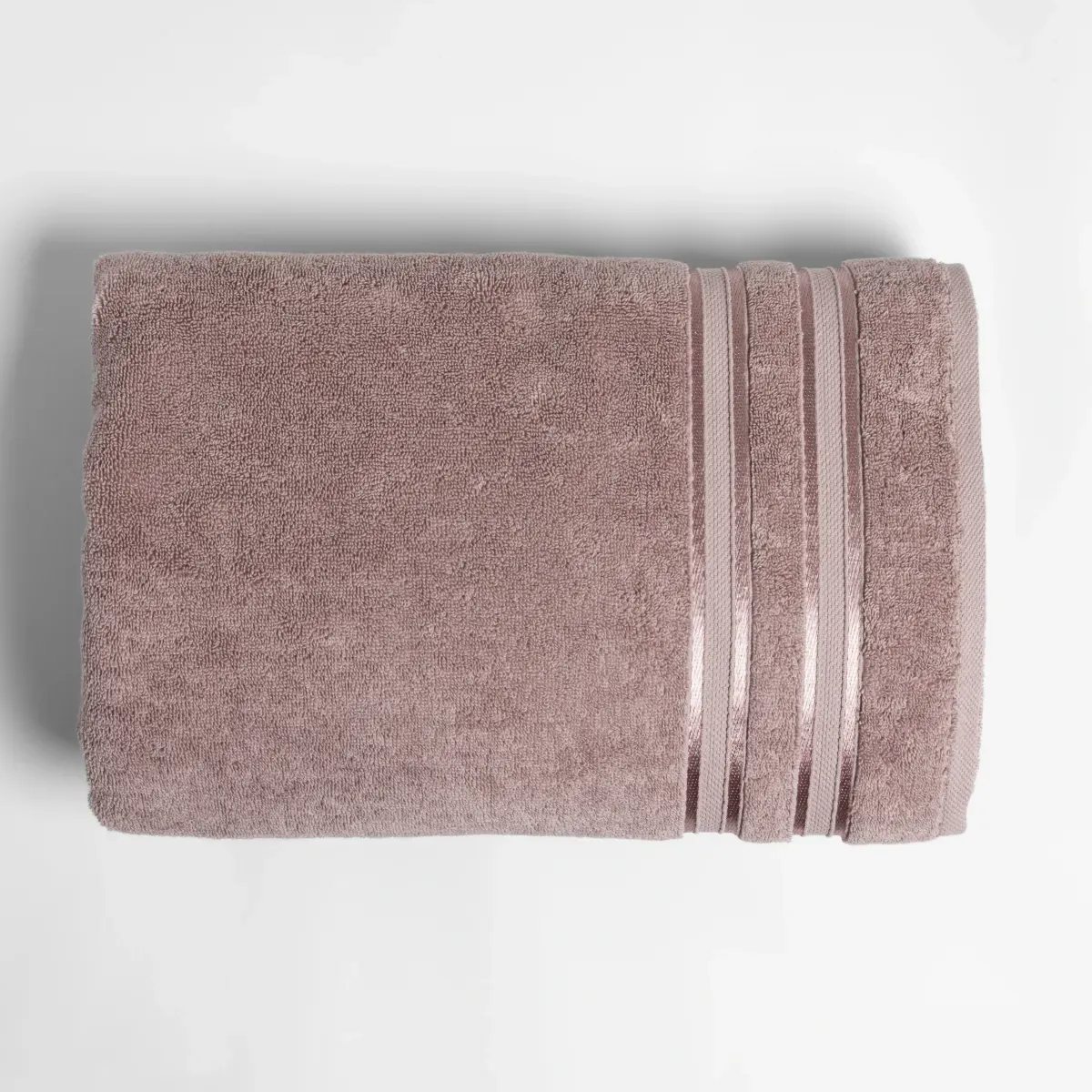  Qua Home Olite Penye Pamuk Banyo Havlusu Gül Kurusu 90x150 cm