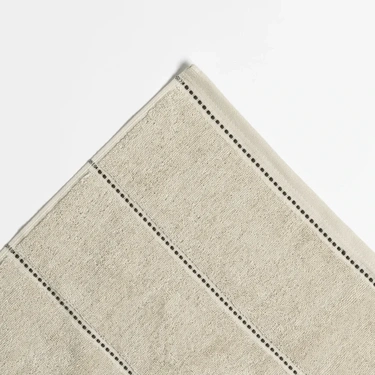  Qua Home Copper Penye Pamuk Banyo Havlusu Ekru 90x150 cm