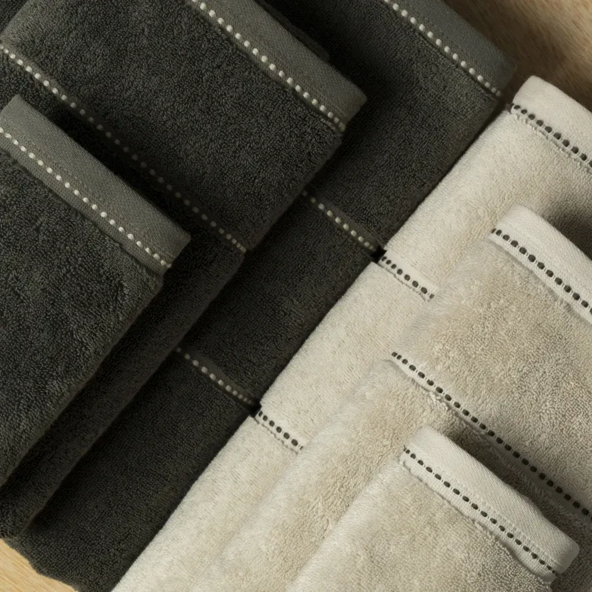 Qua Home Copper Penye Pamuk Banyo Havlusu Ekru 90x150 cm