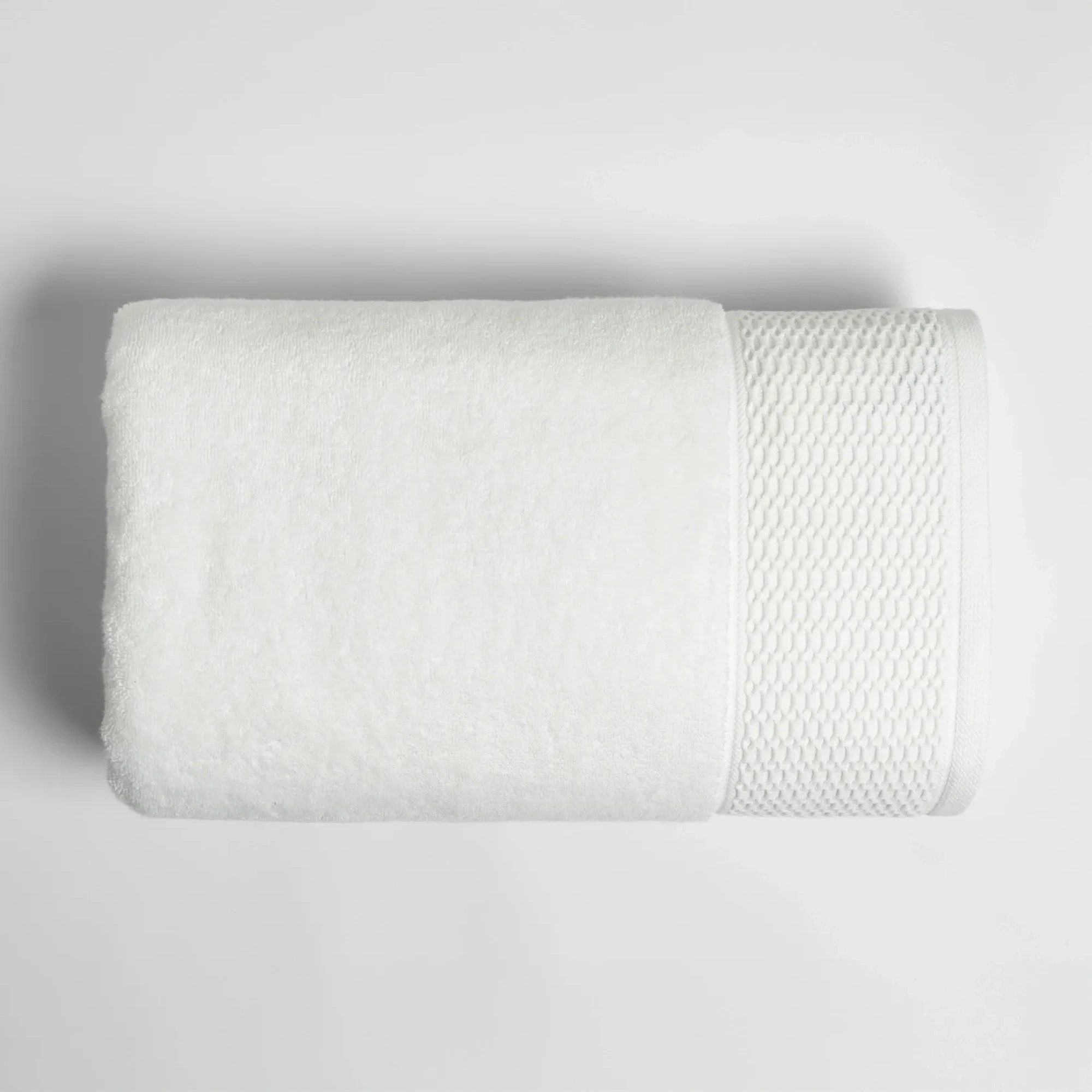 Qua Home Poppy Penye Pamuk Banyo Havlusu Beyaz 90x150 cm