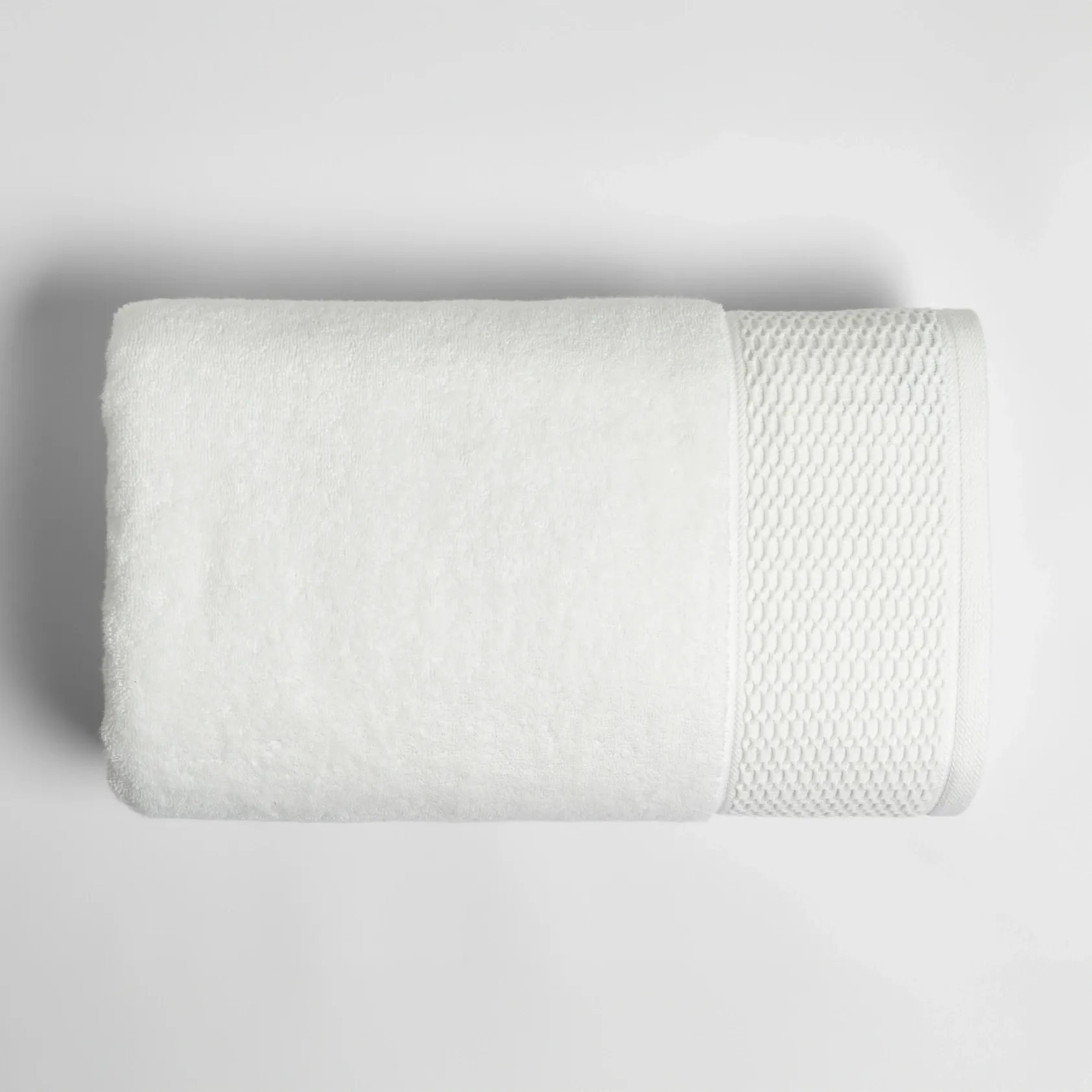  Qua Home Poppy Penye Pamuk Banyo Havlusu Beyaz 90x150 cm