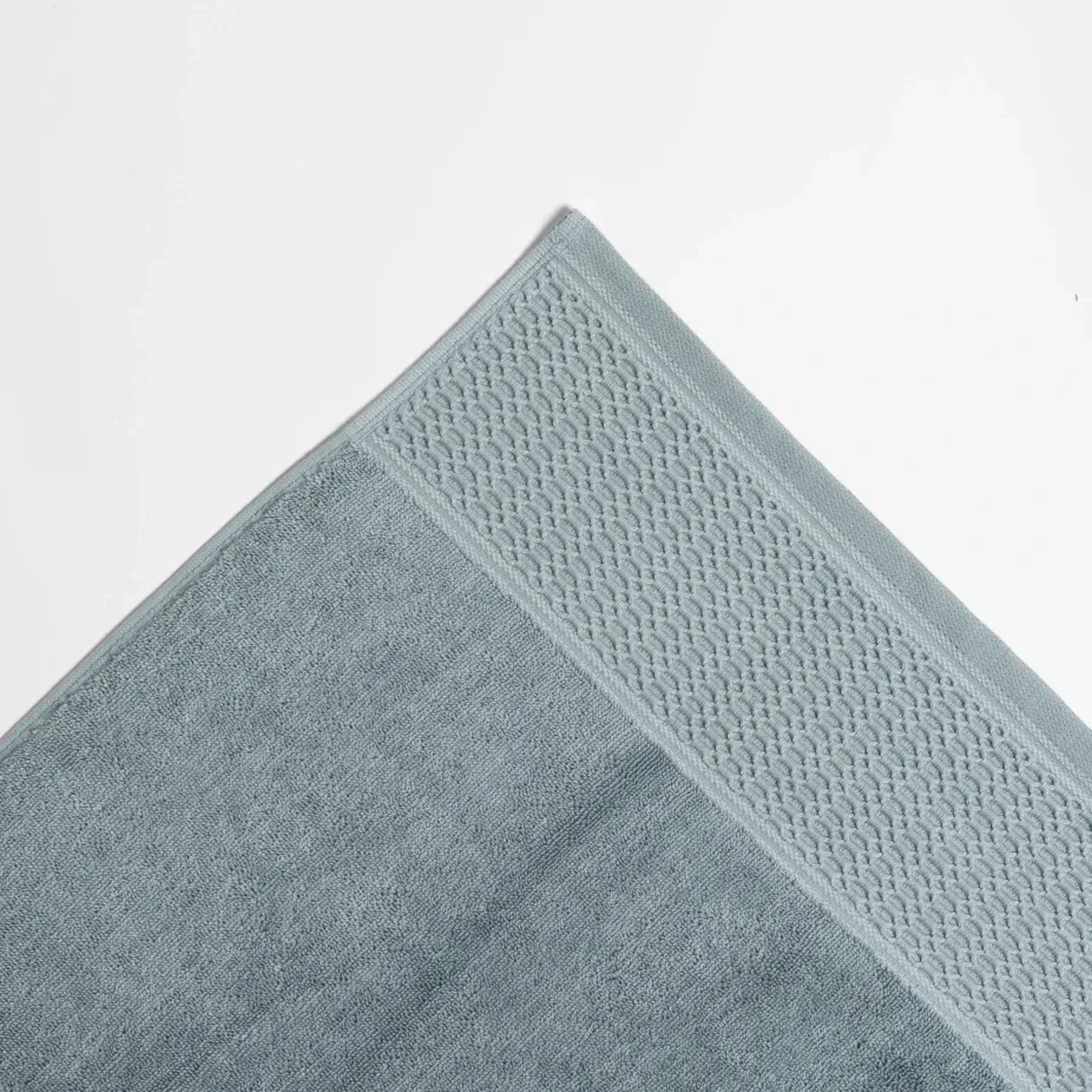 Qua Home Poppy Penye Pamuk Banyo Havlusu Mavi 90x150 cm