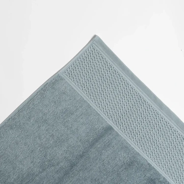  Qua Home Poppy Penye Pamuk Banyo Havlusu Mavi 90x150 cm