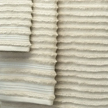  Qua Home Aster Pima Pamuk Banyo Havlusu Bej 90x150 cm