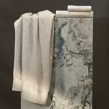  Qua Home Vinca Pima Pamuk Banyo Havlusu Bej 90x150 cm