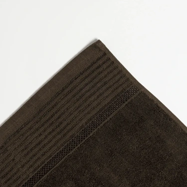  Qua Home Vinca Pima Pamuk Banyo Havlusu Kahverengi 90x150 cm