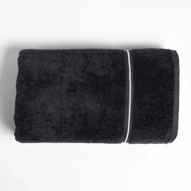  Qua Home Petunia Pima Pamuk Banyo Havlusu Antrasit 90x150 cm