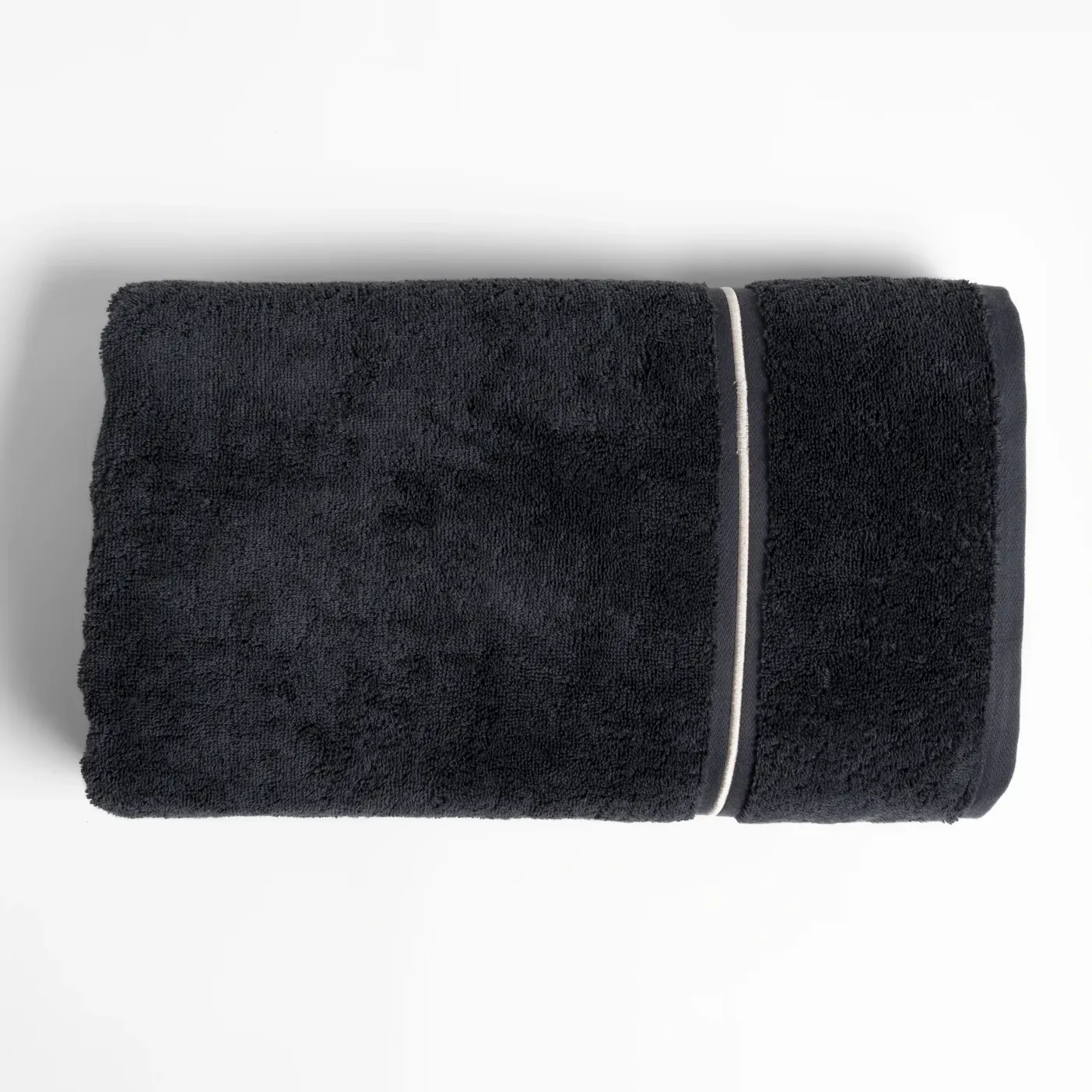  Qua Home Petunia Pima Pamuk Banyo Havlusu Antrasit 90x150 cm