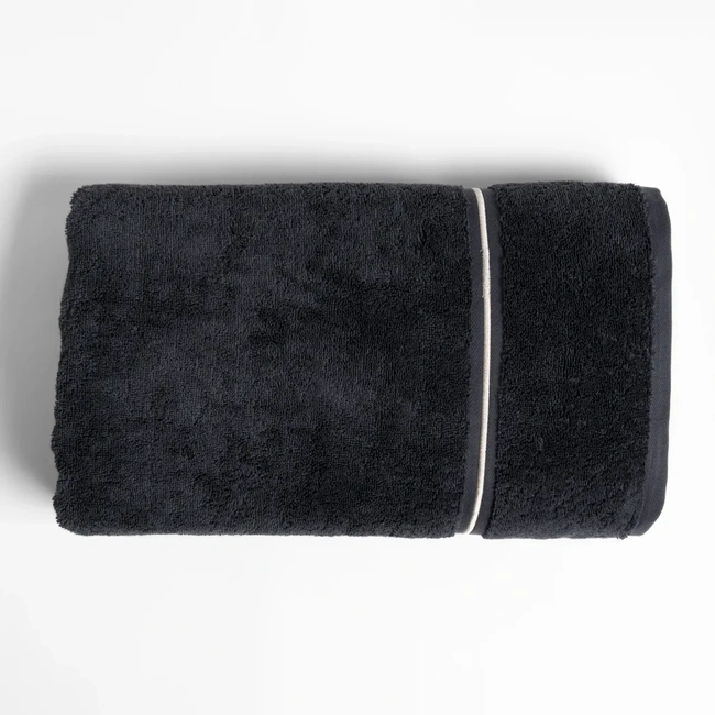  Qua Home Petunia Pima Pamuk Banyo Havlusu Antrasit 90x150 cm